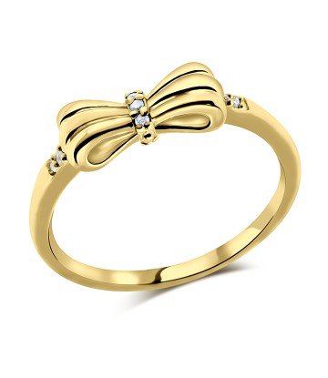 Gold Plated Silver Ring NSR-720-GP